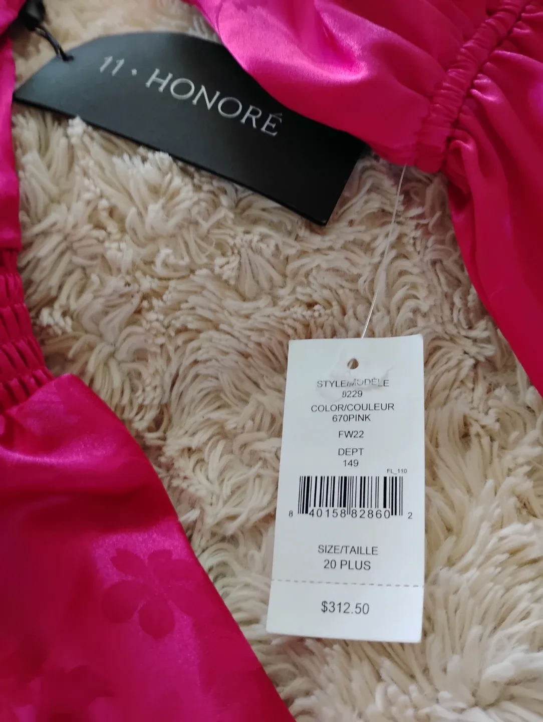 Never Worn!! "11 Honore" Pink Dress - Size 20 Plus (Tags on) image indicator(2)