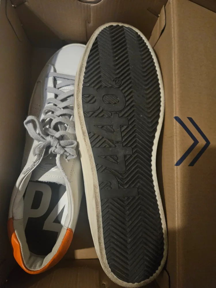 P448 John Recycled White/Rosso Sneakers