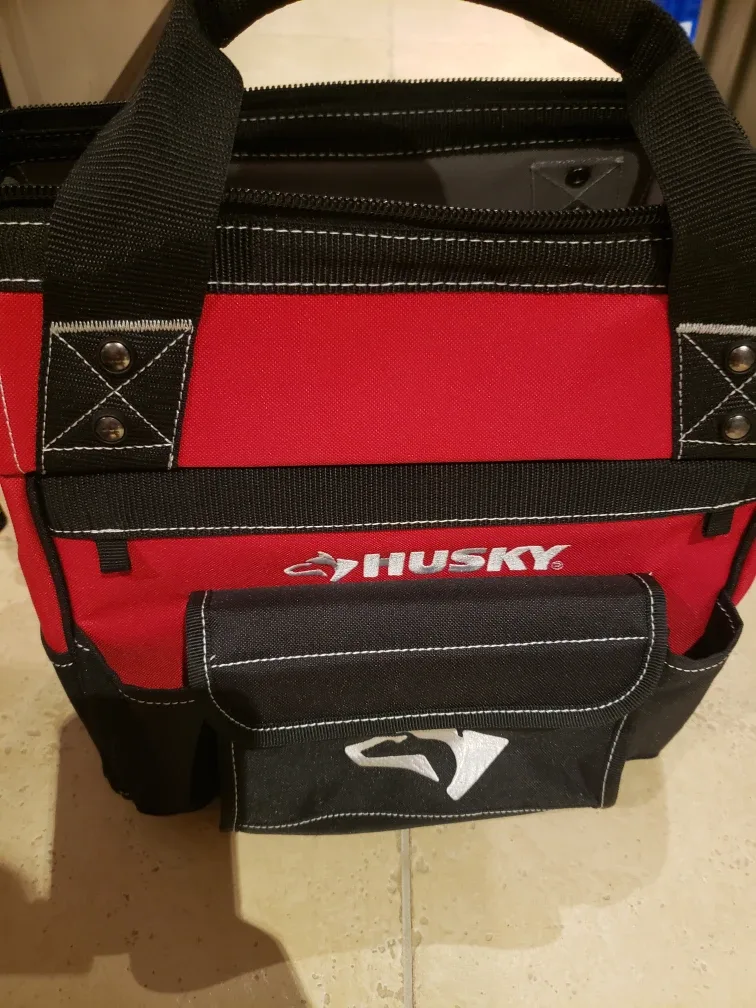 Husky Tool Bag - Red and Black