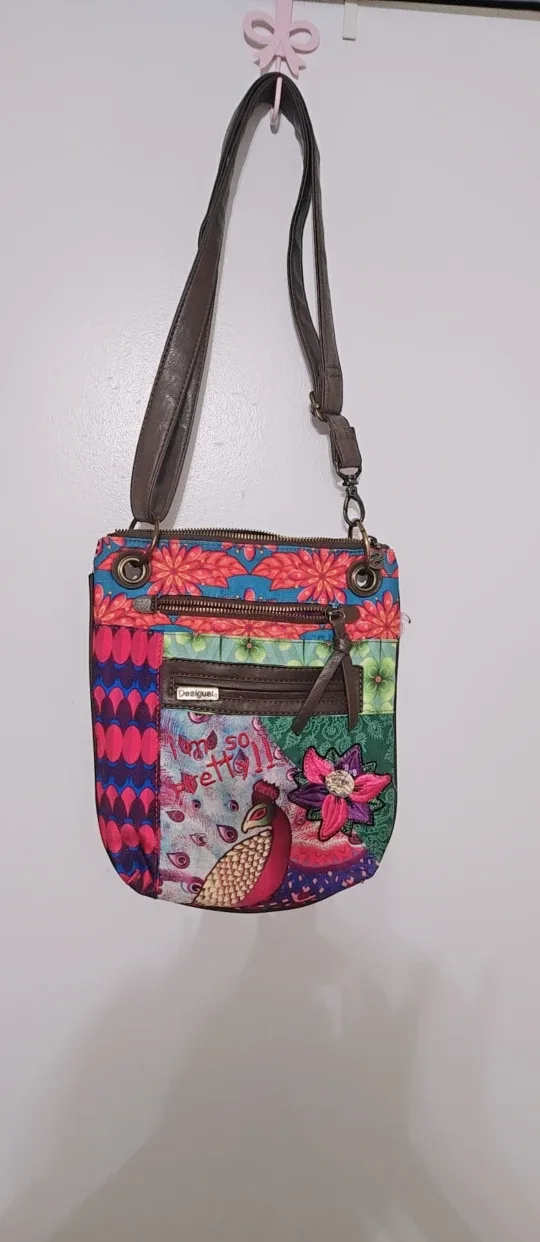 💜Desigual Colorful Crossbody Bag