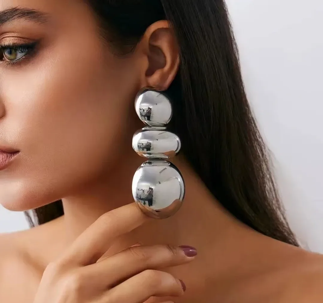 Brand New Statement Earrings - Gold or Silver image indicator(3)