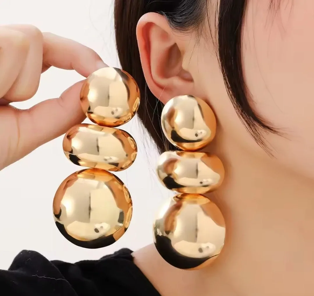 Brand New Statement Earrings - Gold or Silver image indicator(5)