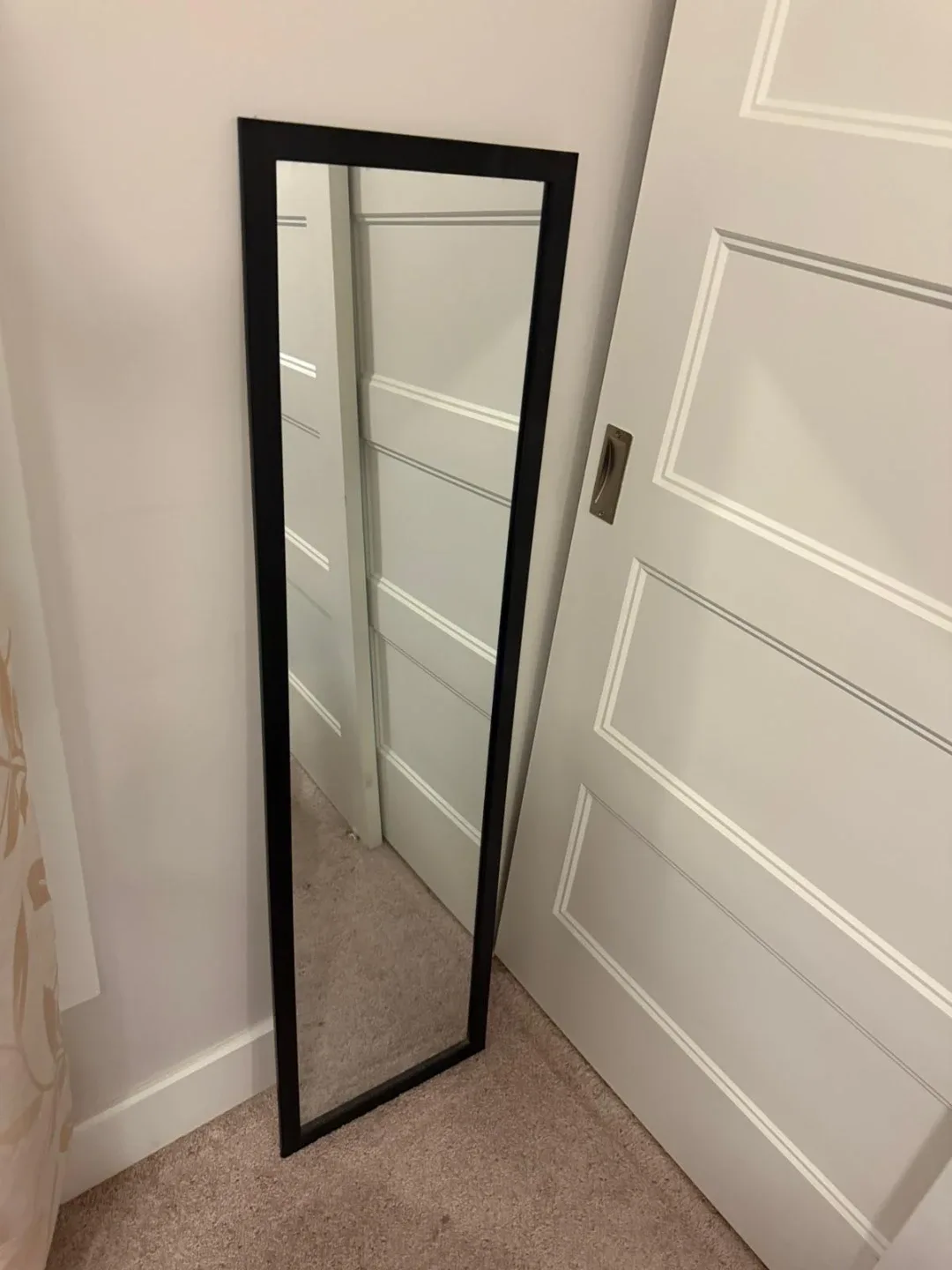 Full Length Black Framed Mirror image indicator(2)