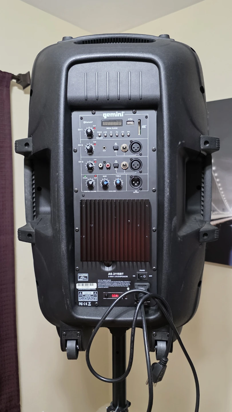 Gemini - 2000W Bluetooth PA Speaker with Stand - photo 4