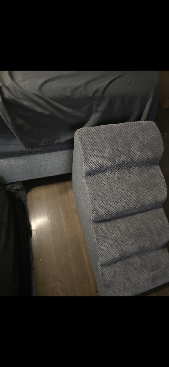Gray 4-Step Pet Stair - photo 3