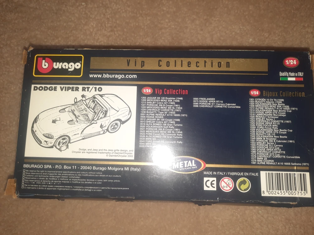 Dodge Viper RT/10 - Diecast Car - photo 3