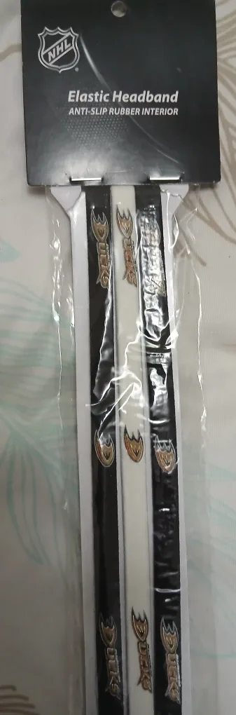 NHL Anaheim Ducks Elastic Headband - New!