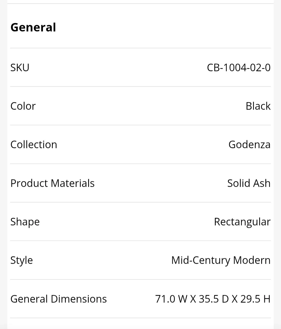 Moe's Home  Godenza Dining Table image indicator(8)