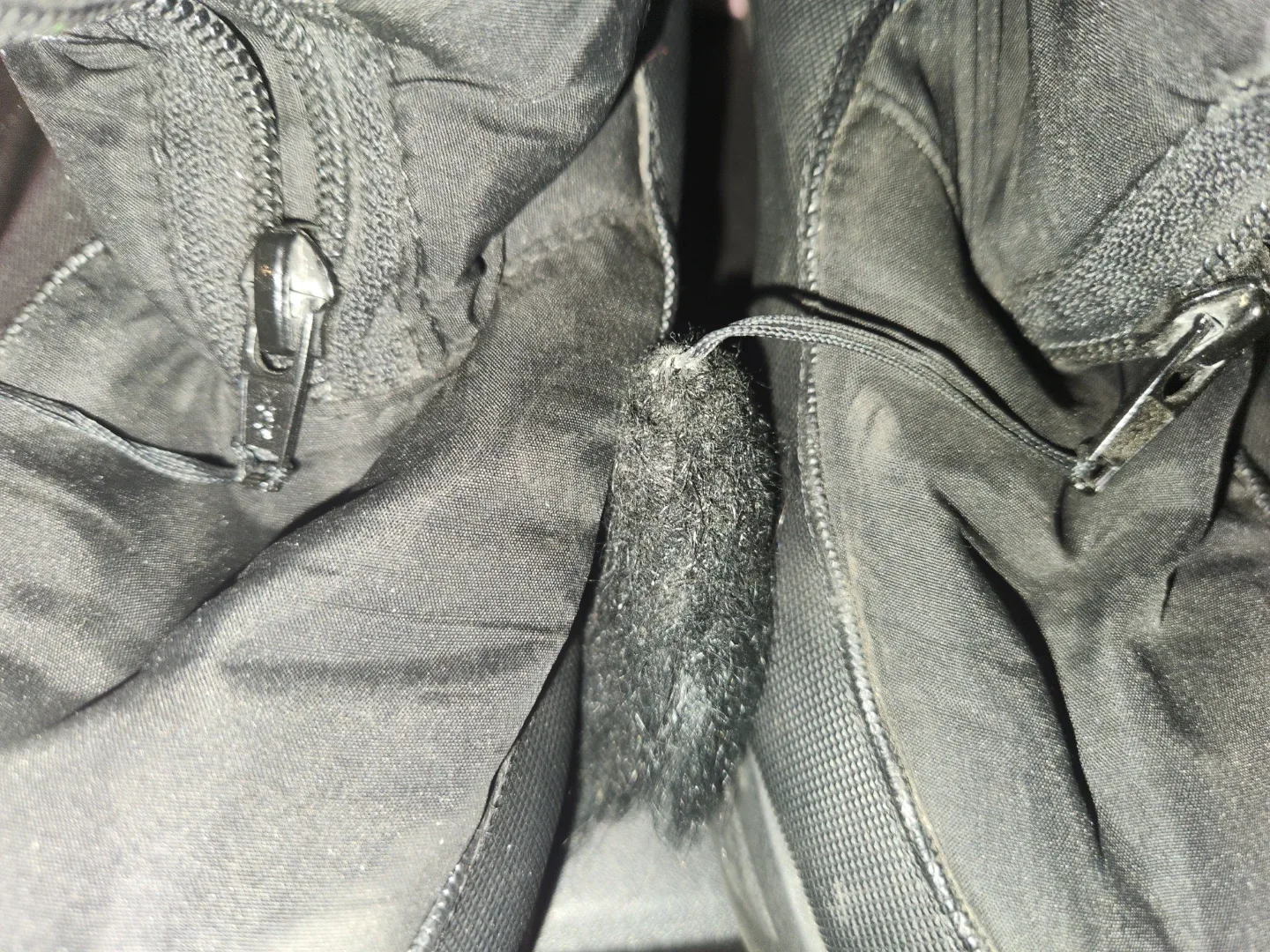 Women's black calf length zip-up winter boots image indicator(8)