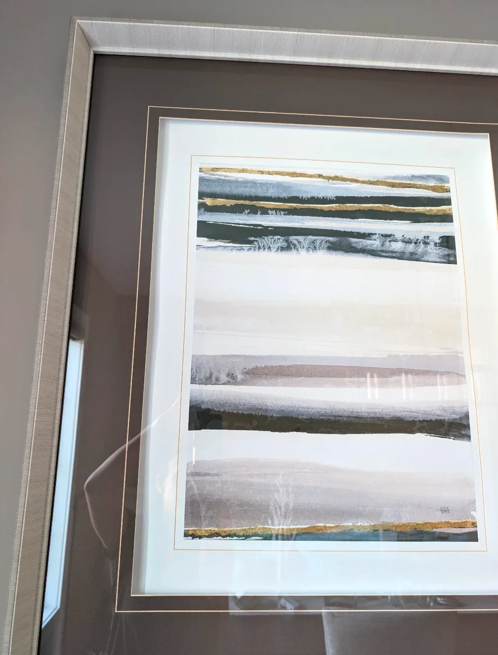 Set of 3 Large Framed Abstract Wall Art image indicator(5)