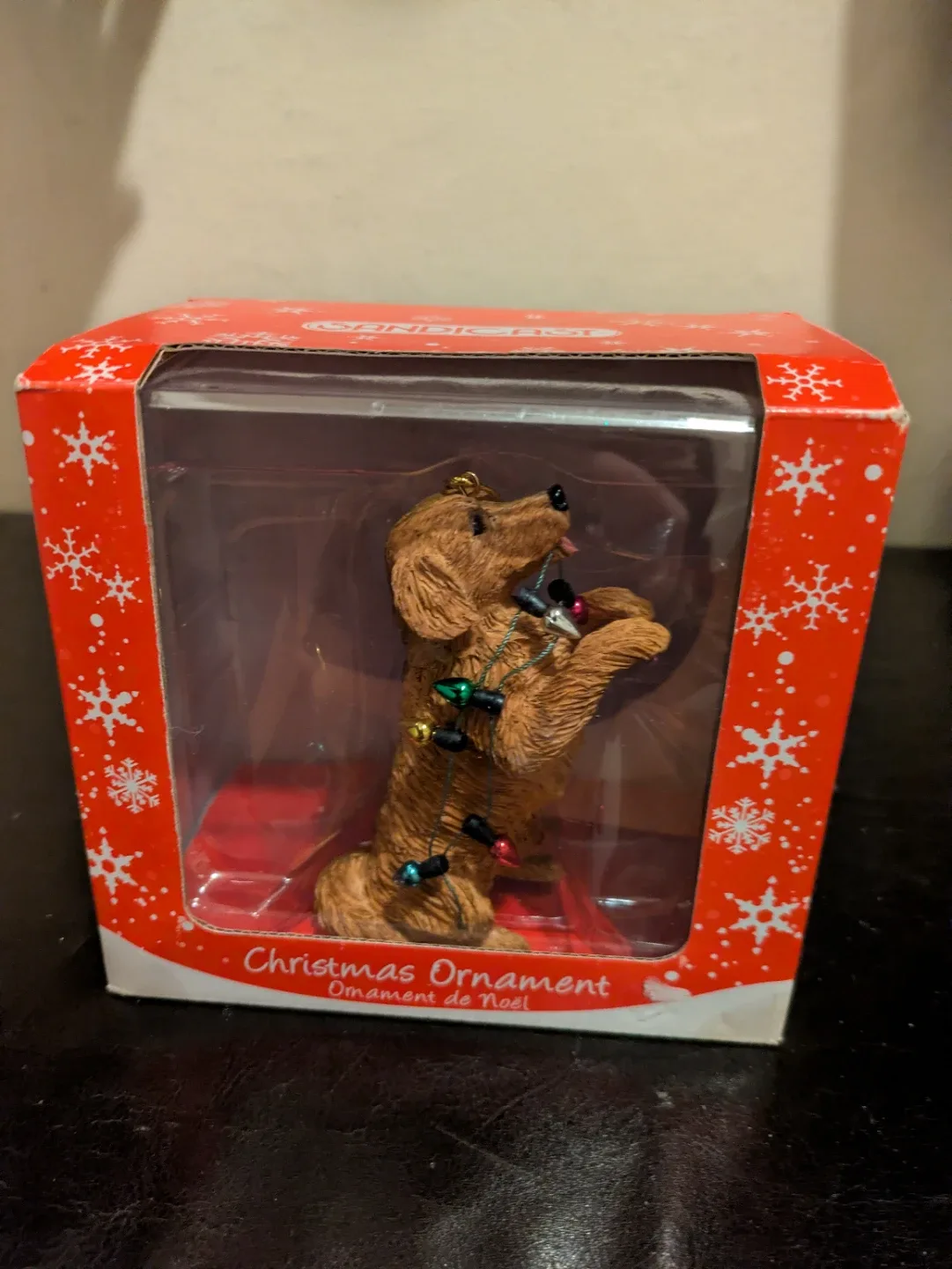 Candichot Golden Retriever Christmas Ornament