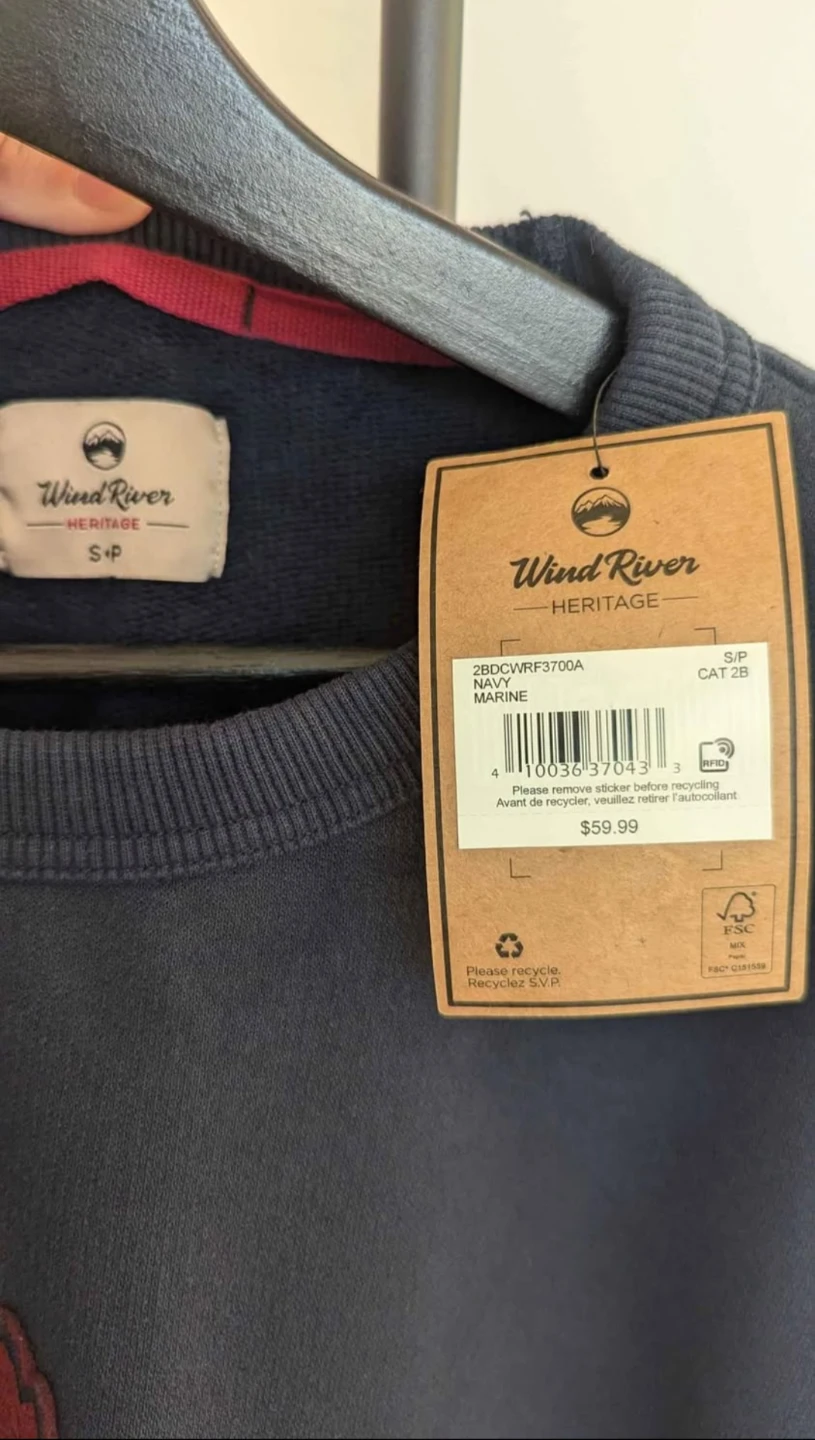 Wind River Heritage Maple Leaf Crewneck - Size S - New - photo 3