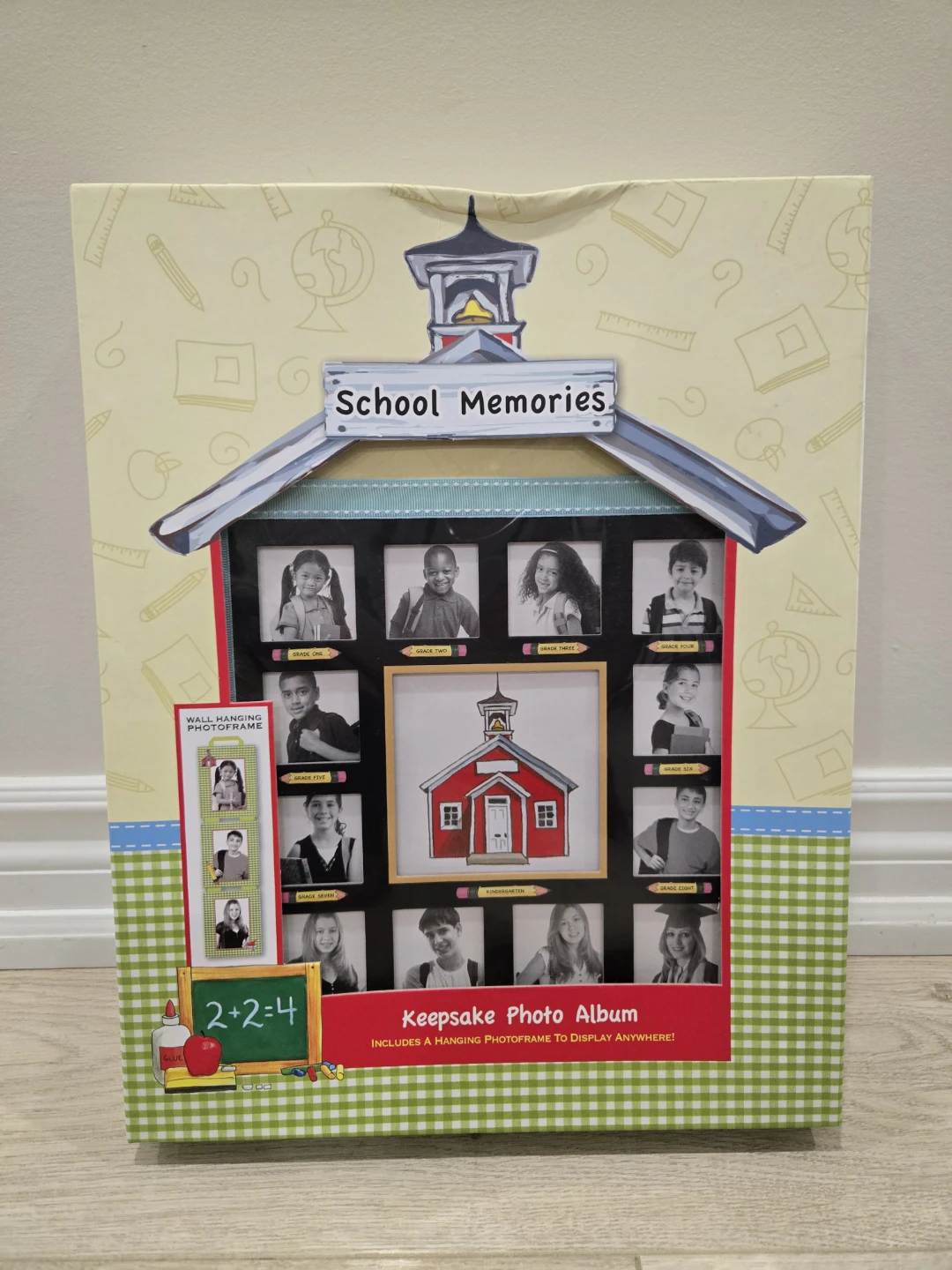 BNIB School Memories Photo Album Keepsake w Hanging Frame - photo 3