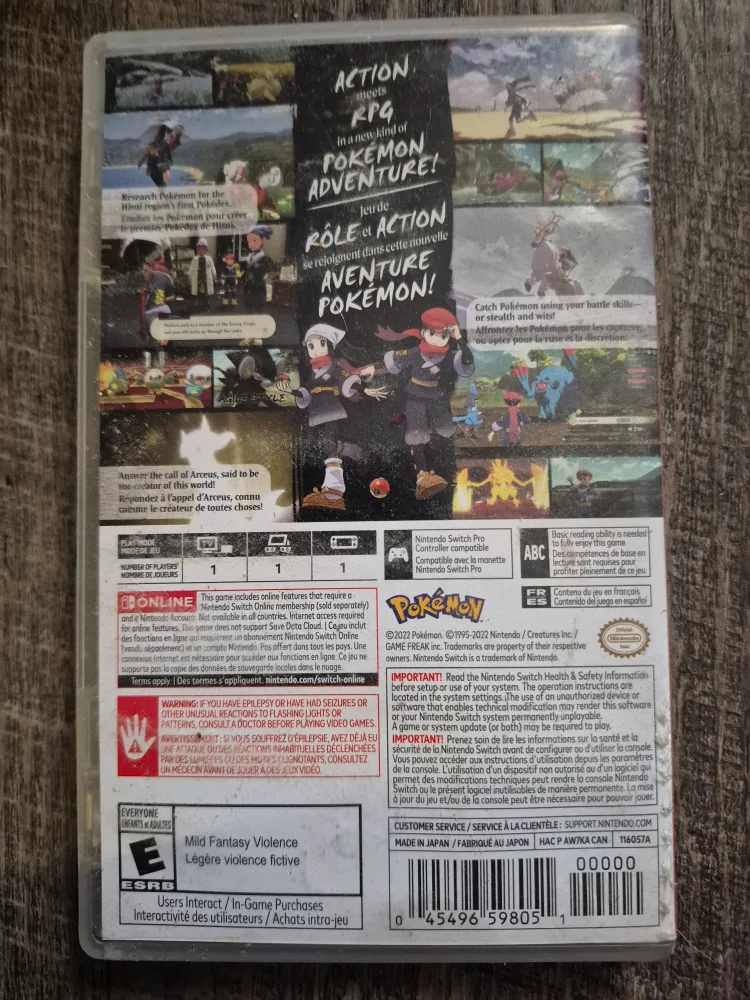 Pokémon Legends: Arceus - Nintendo Switch Game image indicator(3)