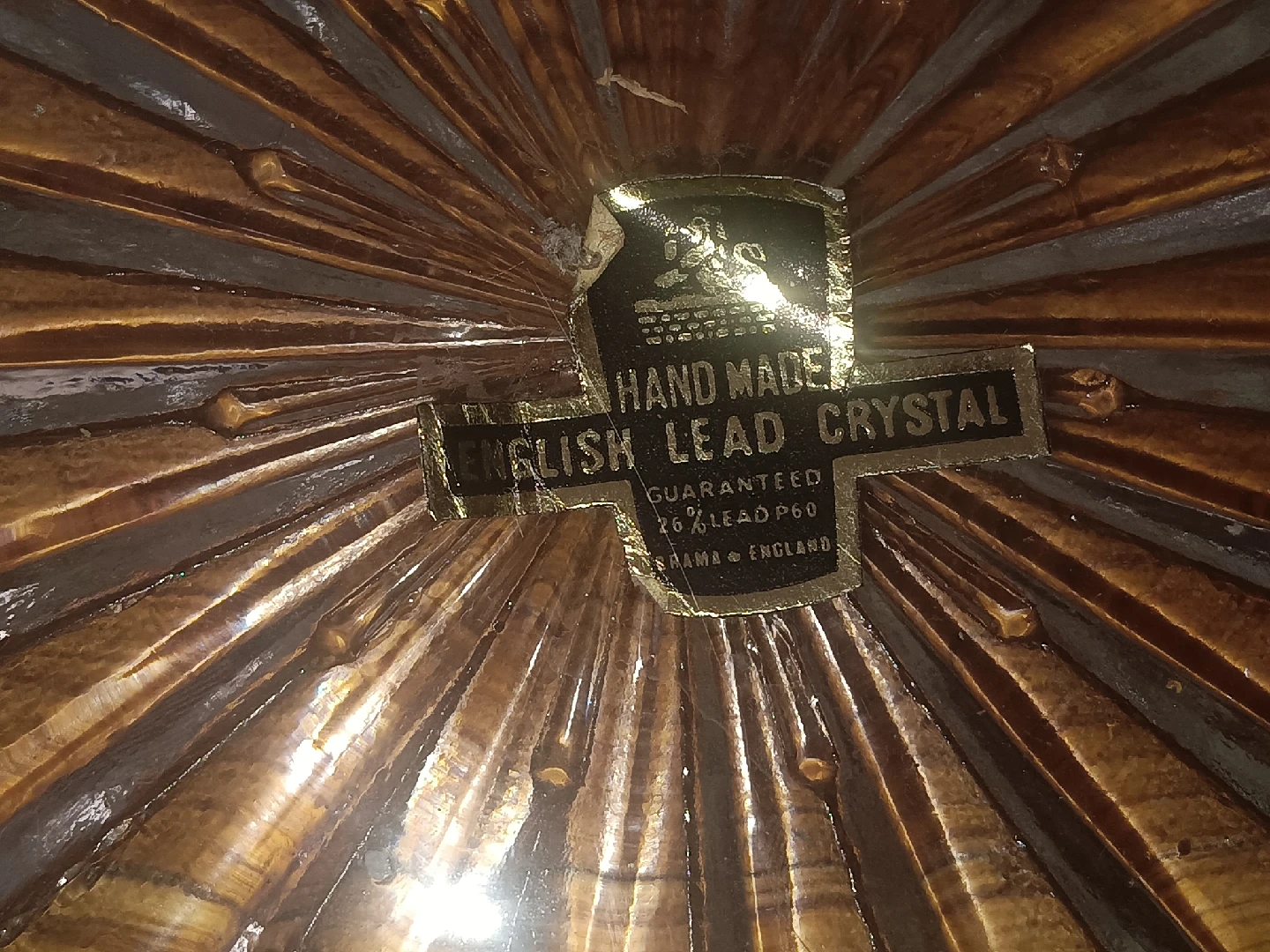 Hand Made English Lead Crystal Bowl - photo 2