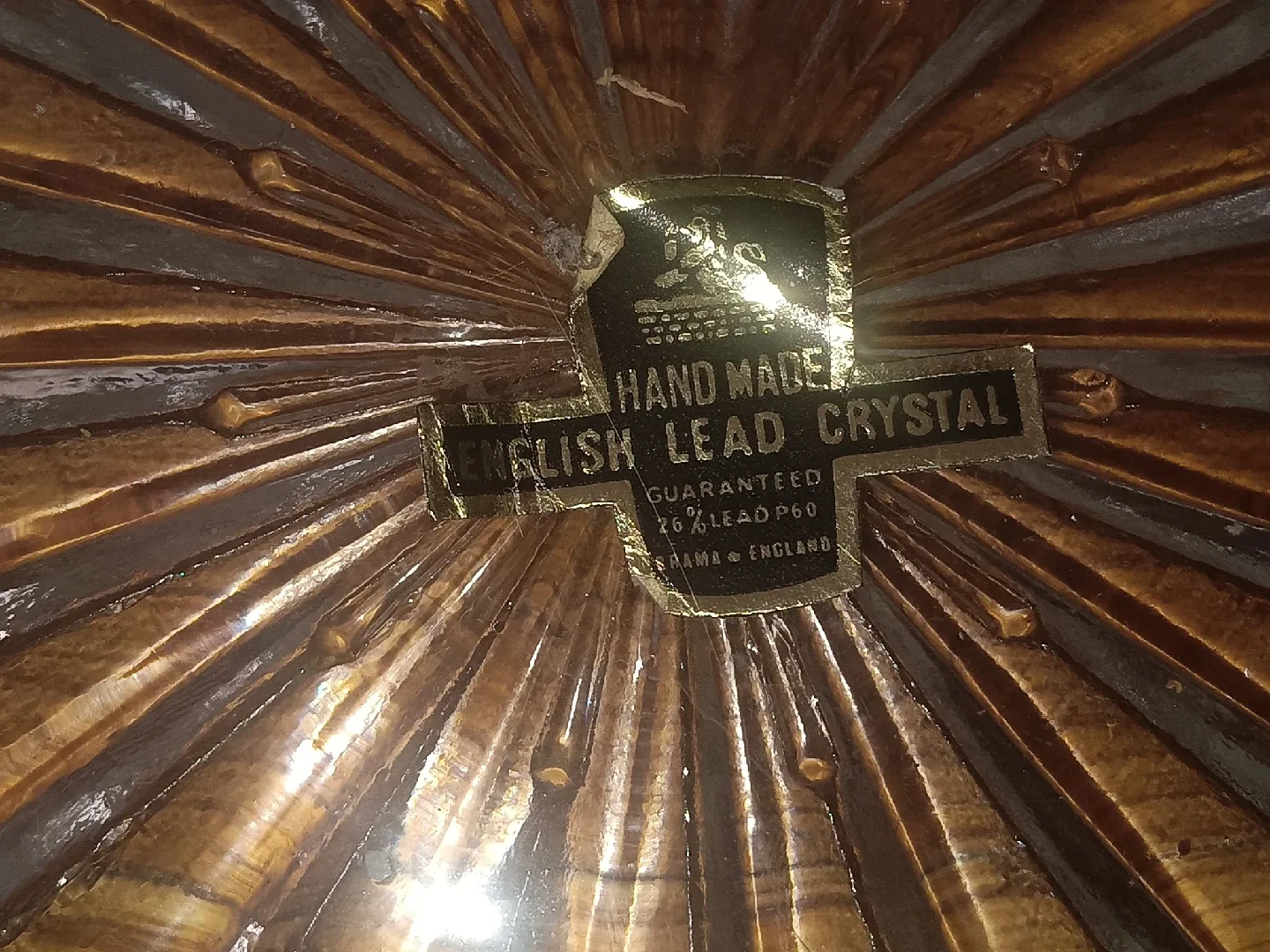 Hand Made English Lead Crystal Bowl image indicator(2)