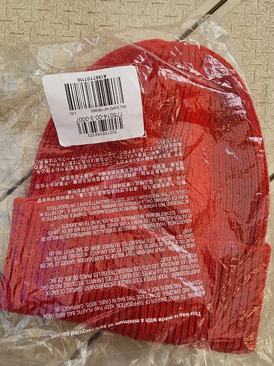 New Marvel Spider-Man Red Toque L/XL - photo 2