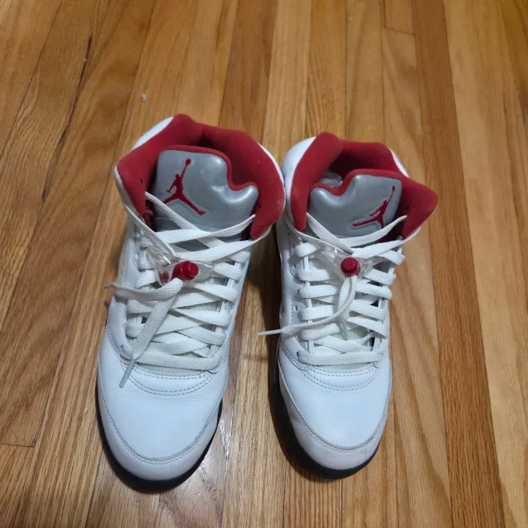 Nike Air Jordan 5 Retro White/Fire Red