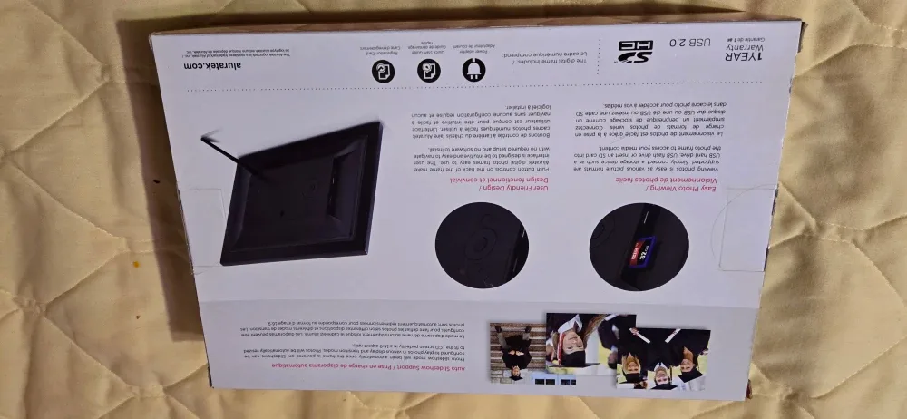 Aluratek 7" Digital Photo Frame - New in Box! image indicator(2)