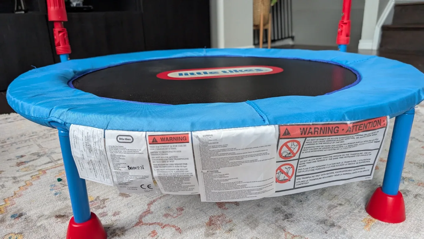 Little Tikes Trampoline - Great Condition! image indicator(3)