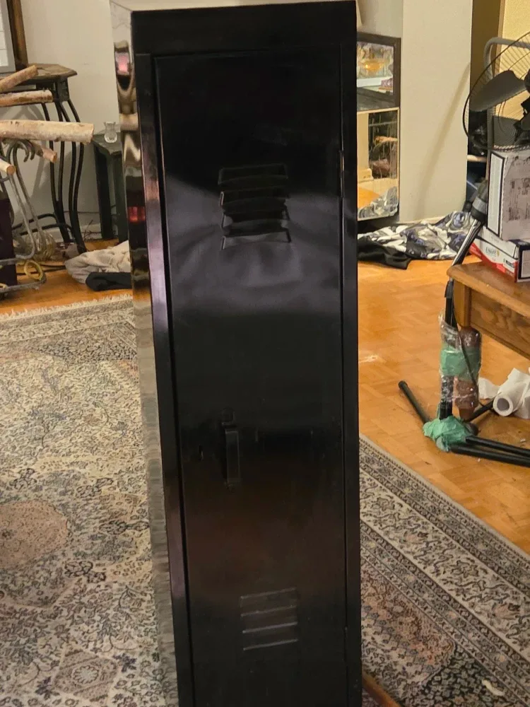 Black Metal Locker