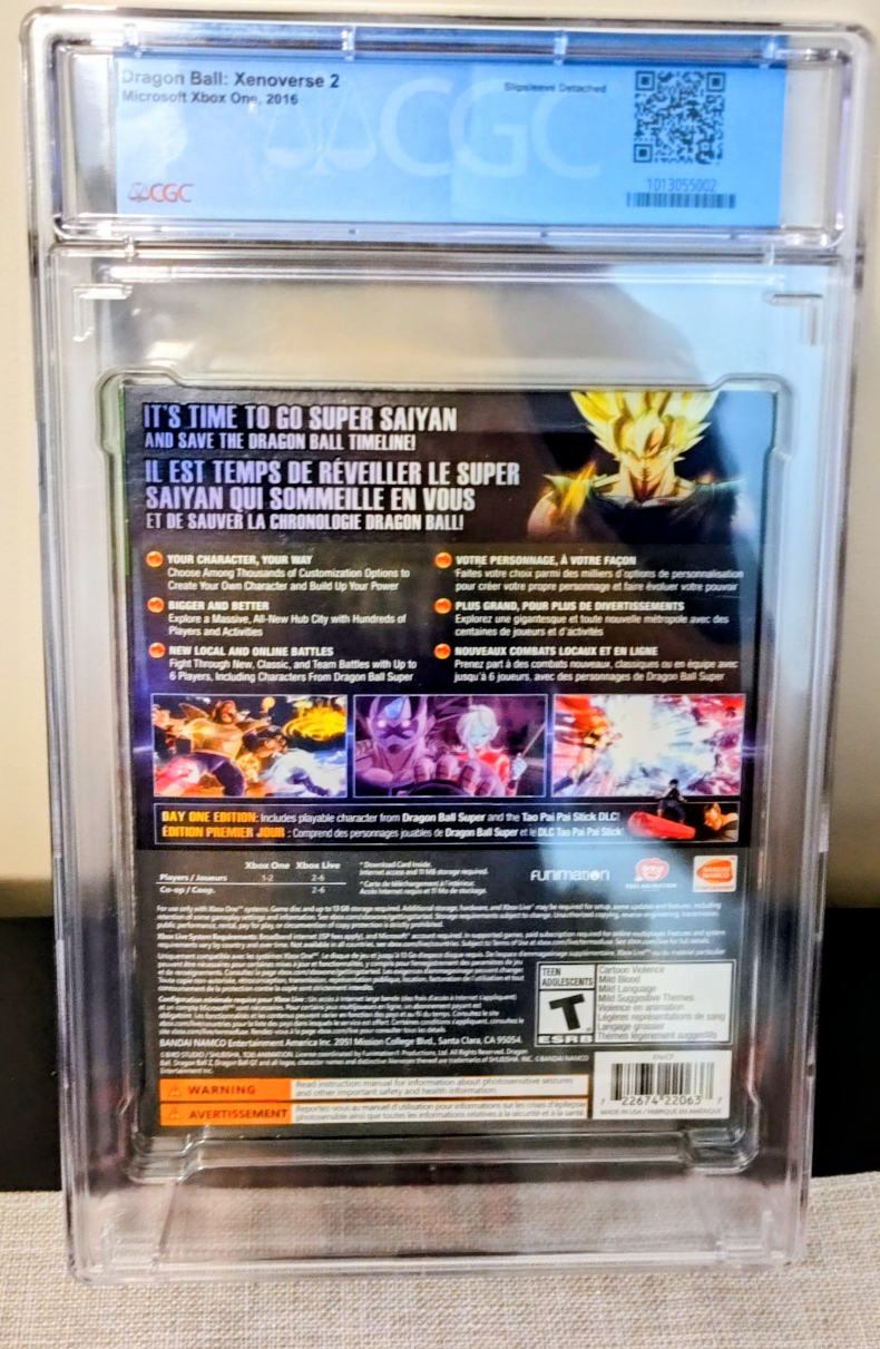 Graded Dragonball Z Xenoverse2 Microsoft Xbox OneCGC sealed9.2/A - photo 4