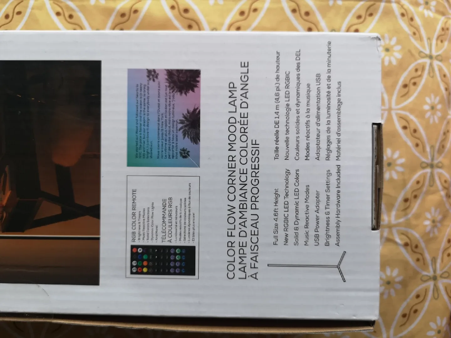 West & Arrow Color Flow Corner Mood Lamp - New image indicator(4)