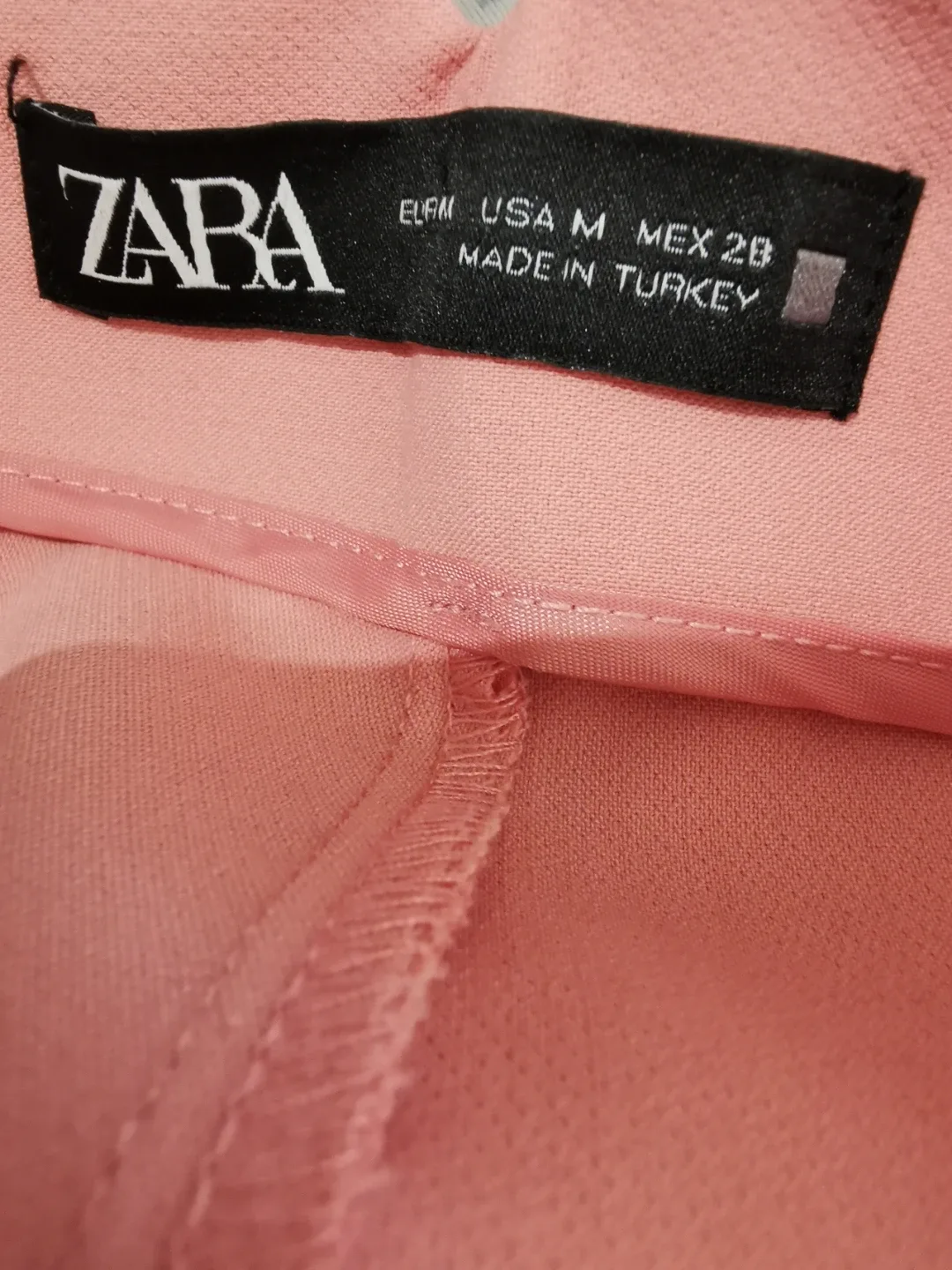 Zara High Waisted Pink Pants medium image indicator(9)