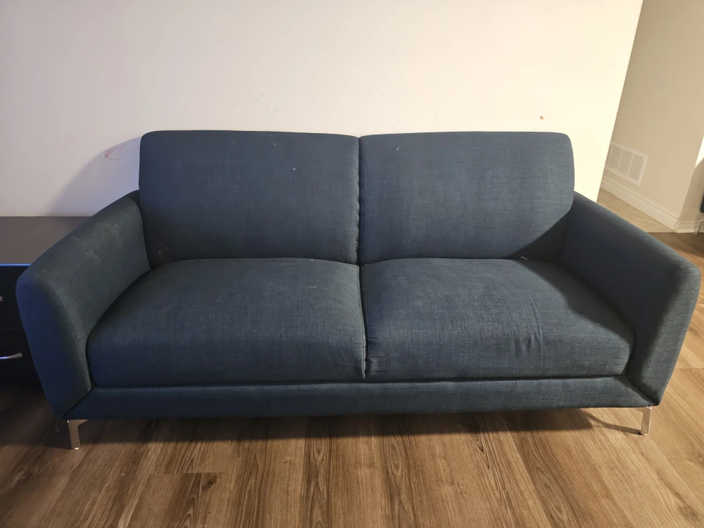 Blue Loveseat and Armchair Set - photo 2