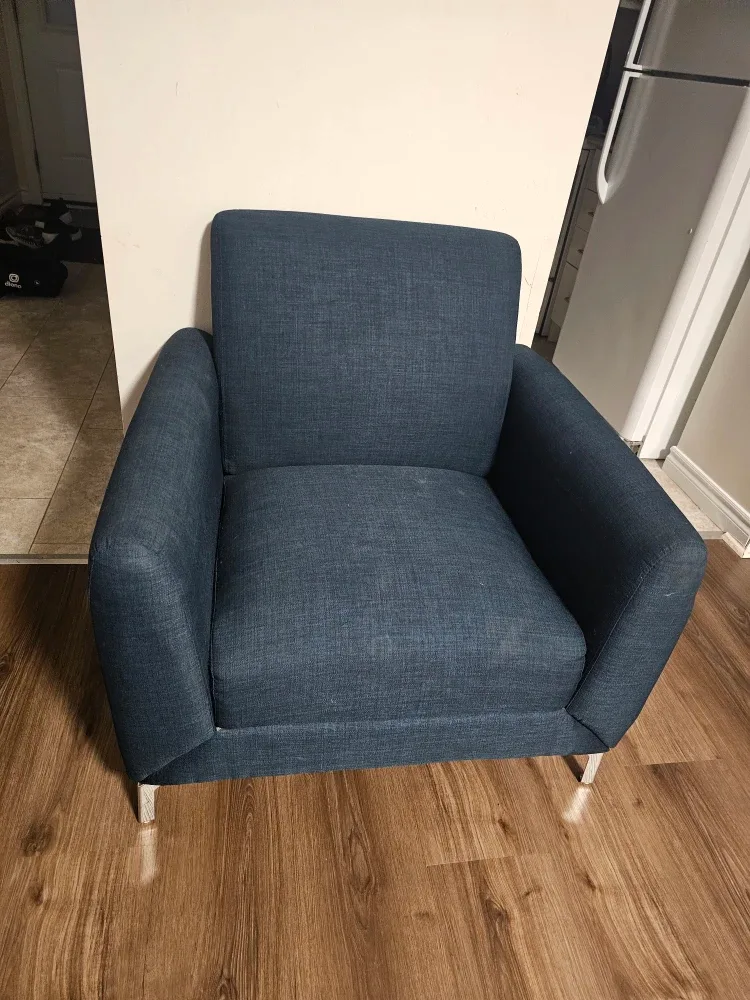 Blue Loveseat and Armchair Set image indicator(3)