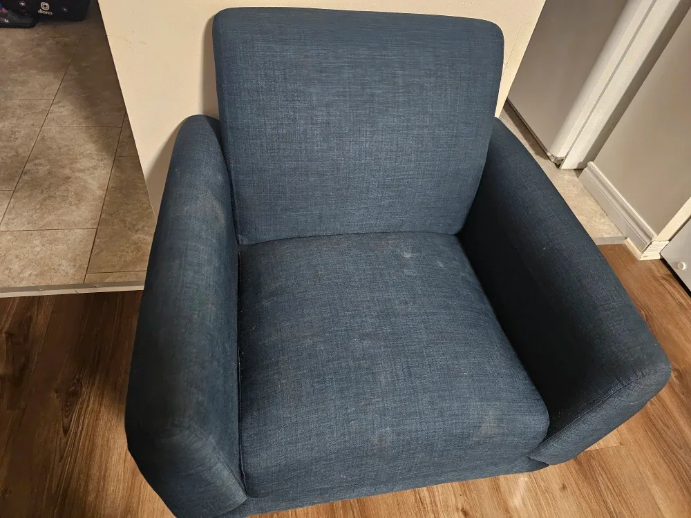 Blue Loveseat and Armchair Set image indicator(4)