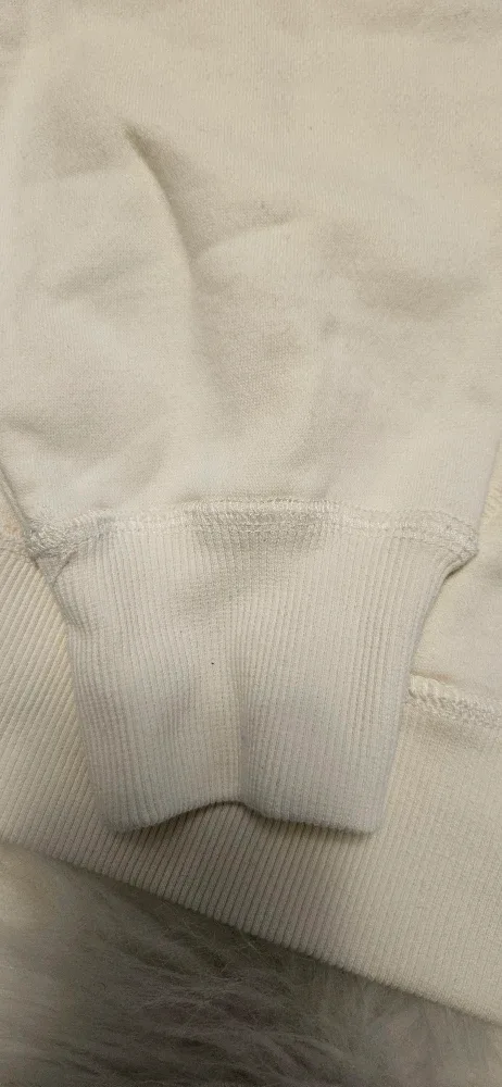 H & M Cream Hoodie Medium image indicator(3)