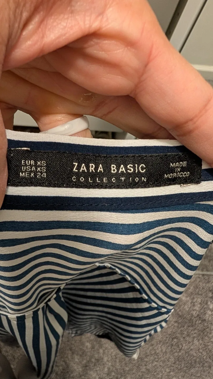 Zara Basic Collection Striped Blouse - XS image indicator(3)