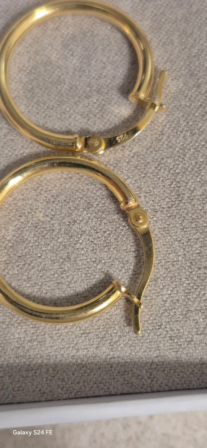 BRAND NEW  STERLING SILVER  HOOPS image indicator(3)