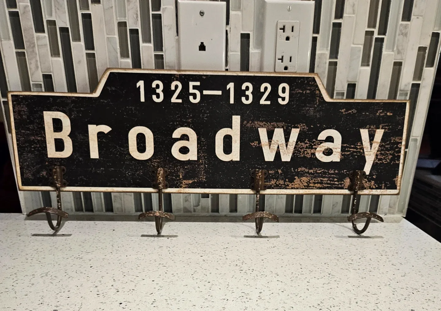 Broadway Wall Mounted Coat Rack
