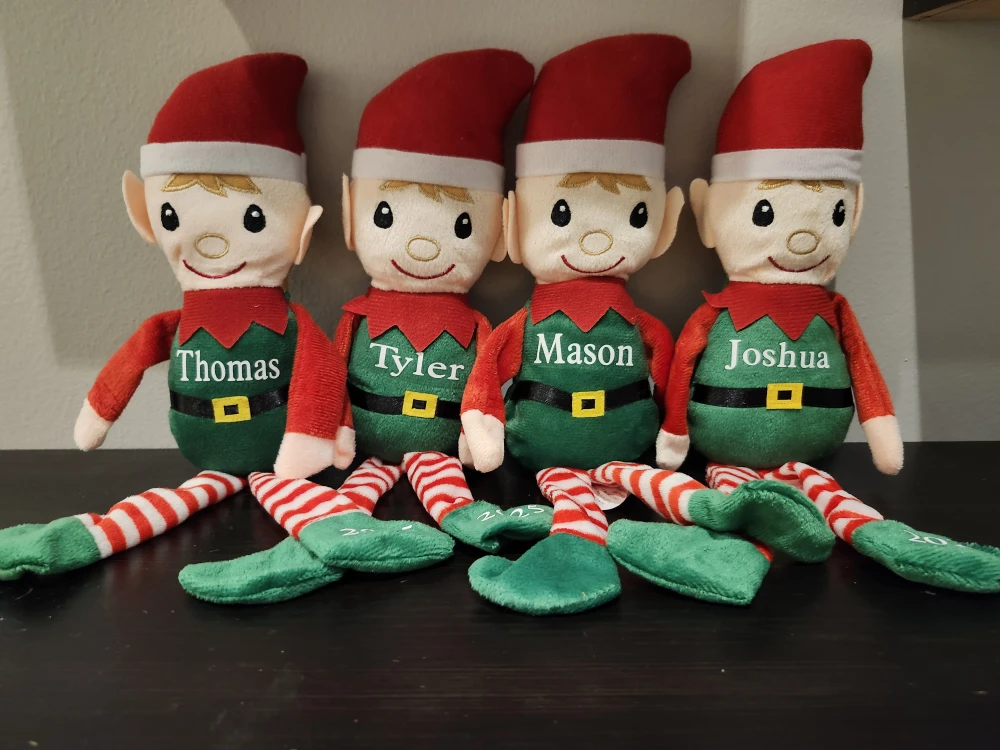 Personalized Christmas Elf Plush Toy - photo 2