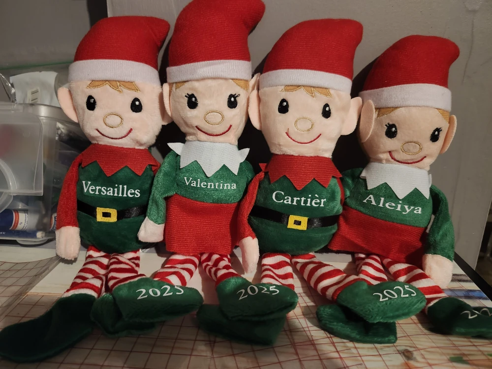 Personalized Christmas Elf Plush Toy - photo 3