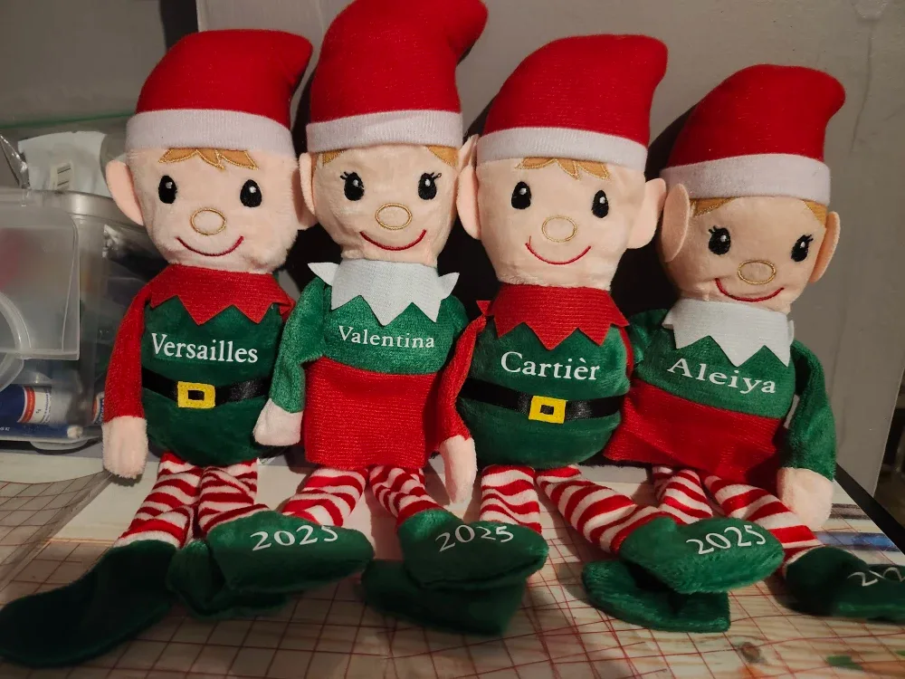 Personalized Christmas Elf Plush Toy image indicator(3)