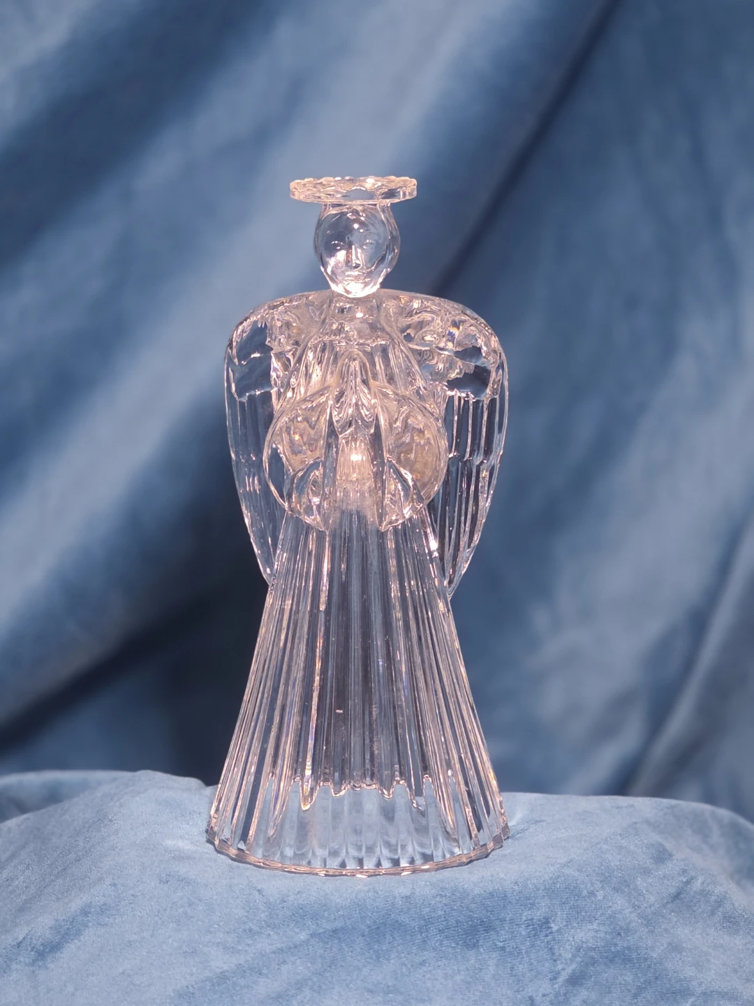 Crystal Angel Figurine - Candle Holder