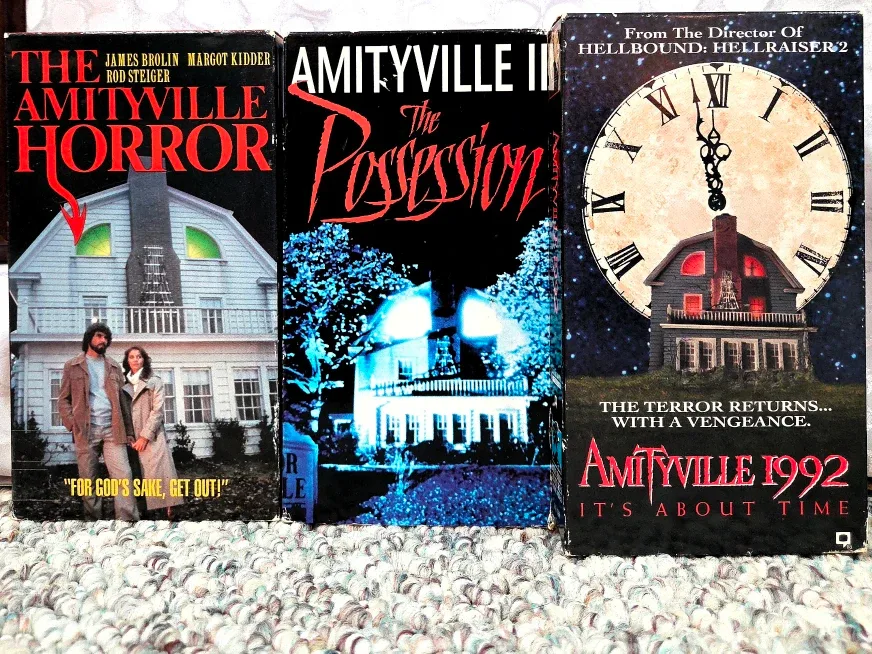 Amityville Horror 1, 2 & 1992 VHS Tapes