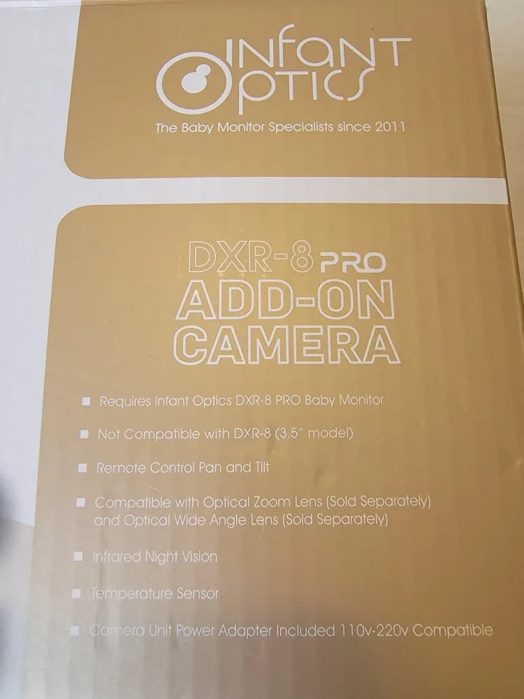 New - Infant Optics DXR-8 PRO Add-On Camera image indicator(5)