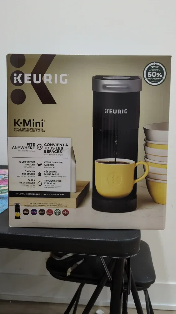New Keurig K-Mini Single Serve Coffee Maker - Matte Black image indicator(3)