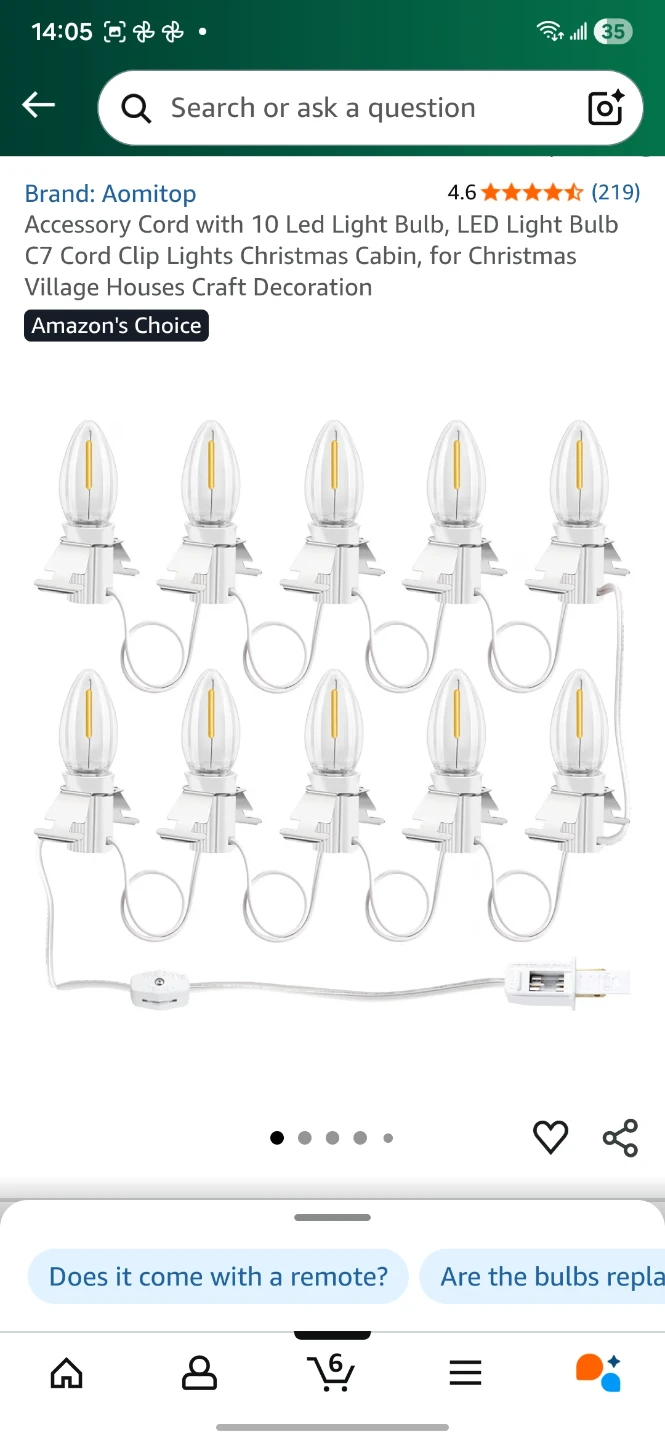 WATERGLIDE  Accessory Cord with 10  Clear Bulb