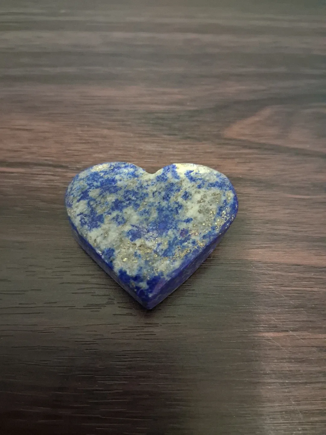Lapis Lazuli Palm Stone Heart image indicator(2)