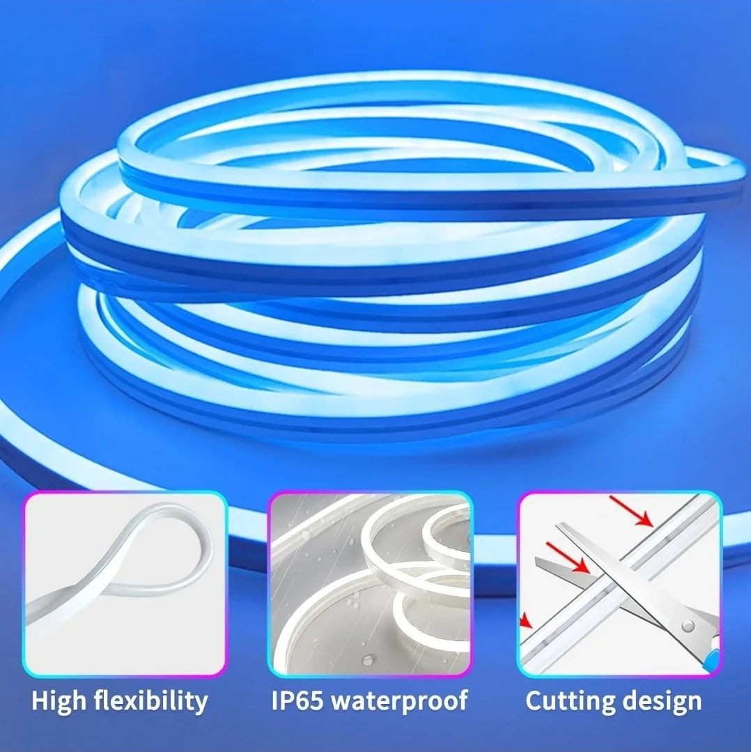 100 ft LED Neon Rope Light Strip image indicator(6)