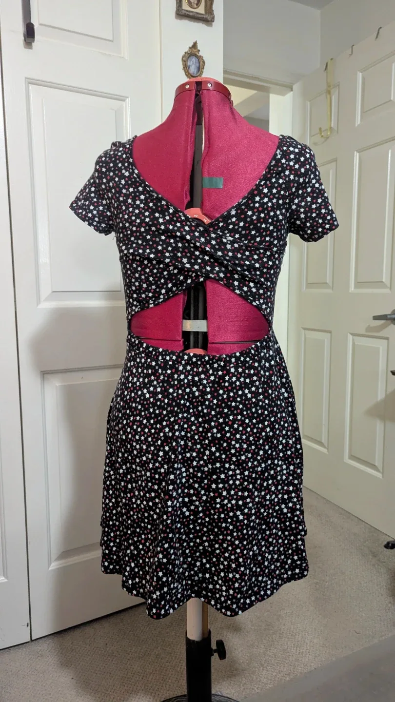 Floral Star Print Mini Dress image indicator(2)