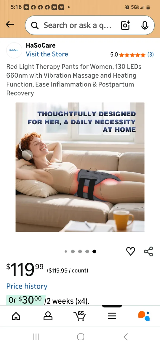 HaSoCare Red Light Therapy Massage Pants RP-01 image indicator(2)