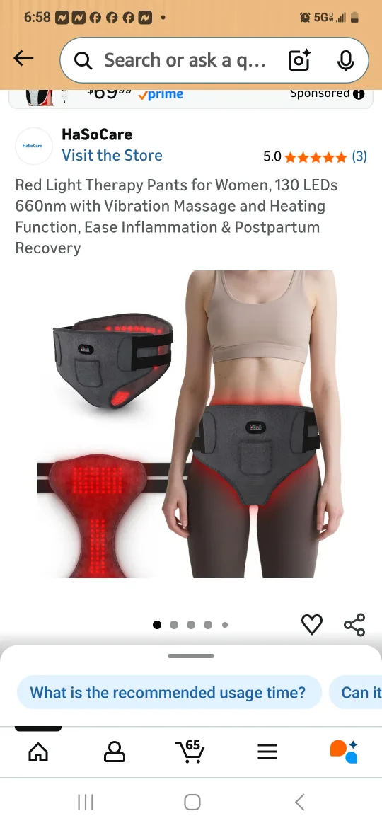HaSoCare Red Light Therapy Massage Pants RP-01 image indicator(3)