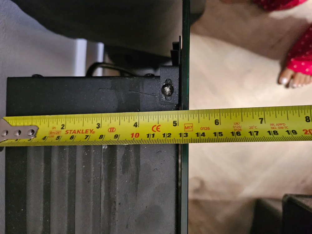 Electric Fireplace with Crystals - Modern Black image indicator(4)