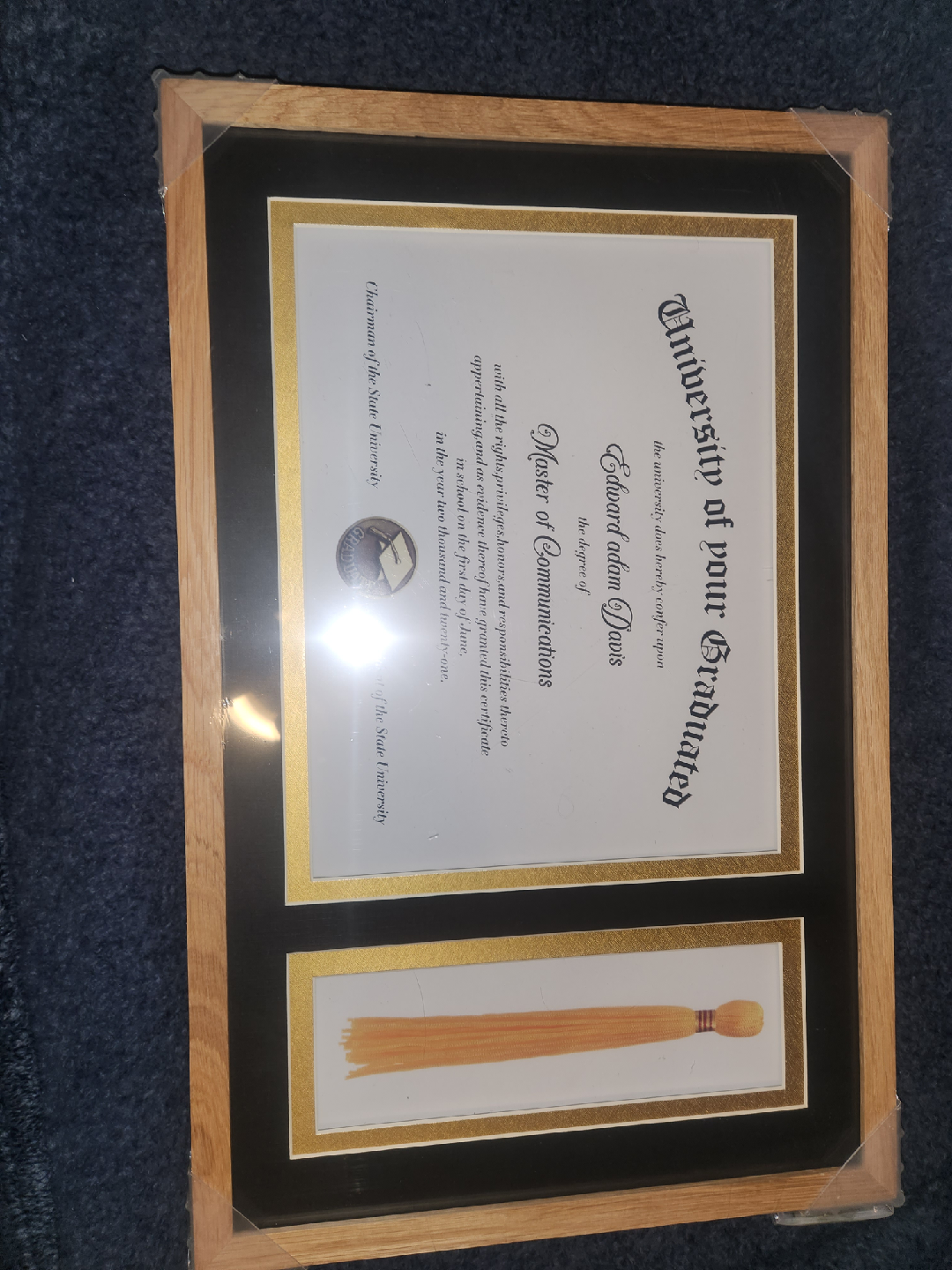 Frame for Diploma and Tassel - photo 2